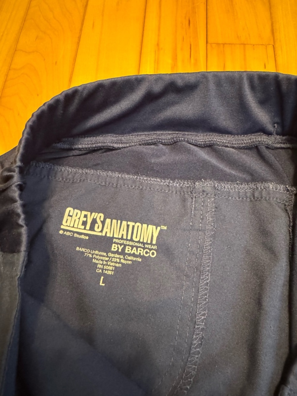 Grey’s Anatomy Women’s Navy Scrub Pants Large - Picture 7 of 9